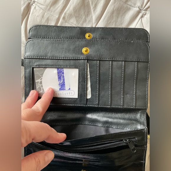 Vintage Lee sands eel skin shoulder bag - Picture 9 of 16